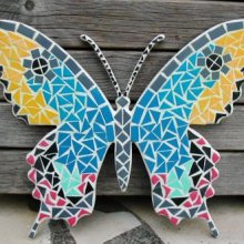 Coffret création-Kit mosaïque "Papillon Inventus" 