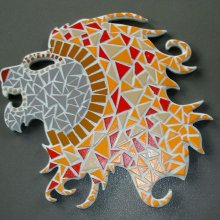   DIY Mosaïque en kit " Lion rugissant "
